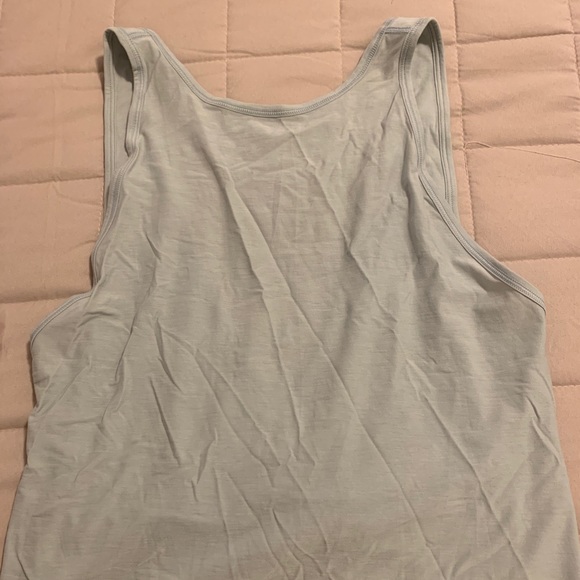 Light blue lululemon tank with twist back - Picture 1 of 2